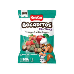 Snack Golocan Bocaditos Frutales Para Perros Y Gatos 100g