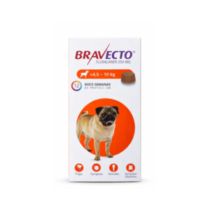 Bravecto Fluralaner Antiparasitario Masticable 250mg Perros